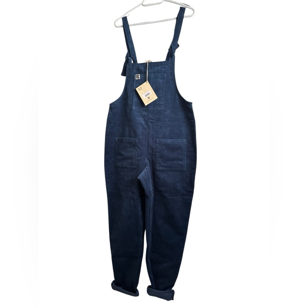 NWT Lucy & Yak Sea Blue Dungaree / Overalls UK 12 US 8L